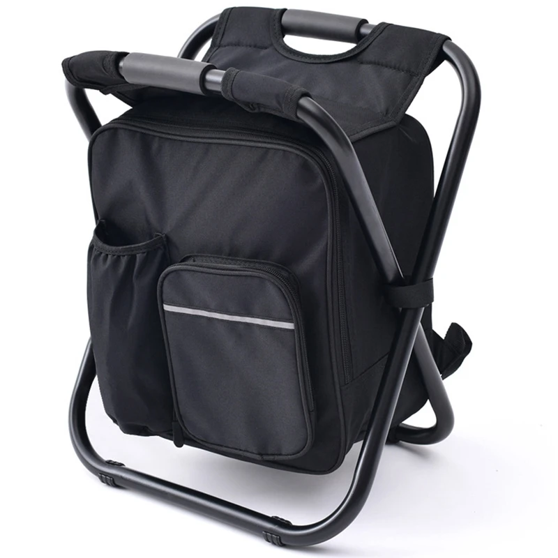 3 in 1 Cooler Foldable Fishing Chair, Portable Backpack Chair for Outdoor Hiking Events Beach Fishing Camping
3 in 1 Cooler Foldable Fishing Chair, Portable Backpack Chair for Outdoor Hiking Events Beach Fishing Camping
