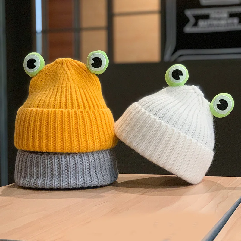 Cartoon Cute Frog Ears Knitted Woolen Hat Korean Version of Warm Ear Protection Cold Hat Fashion Sweet and Cute Beanie Gorros
Cartoon Cute Frog Ears Knitted Woolen Hat Korean Version of Warm Ear Protection Cold Hat Fashion Sweet and Cute Beanie Gorros