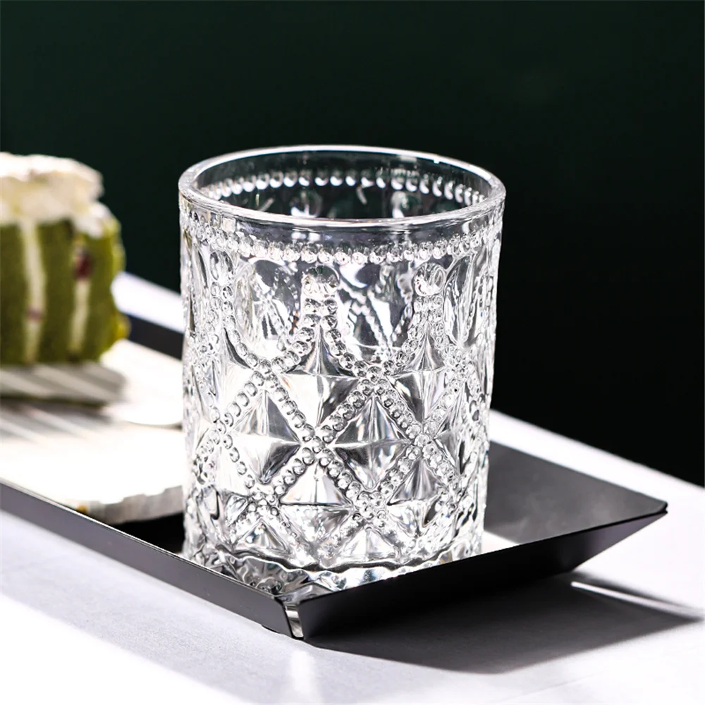 Transparent Glass Embossed Round 310ml 360ml Water Cup Ins Home Beverage Tumbler Coffee Milk Tea Juice Beer Mug
Transparent Glass Embossed Round 310ml 360ml Water Cup Ins Home Beverage Tumbler Coffee Milk Tea Juice Beer Mug