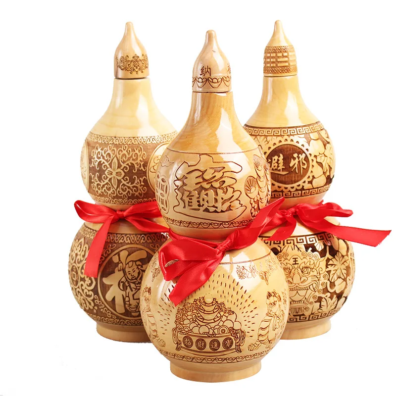 Hot Selling Chinese Traditional Gourd Good Luck Gourd Peach Wood Wishful Lucky Ornaments Gifts Best Decorate Unique Gift Lovely
Hot Selling Chinese Traditional Gourd Good Luck Gourd Peach Wood Wishful Lucky Ornaments Gifts Best Decorate Unique Gift Lovely