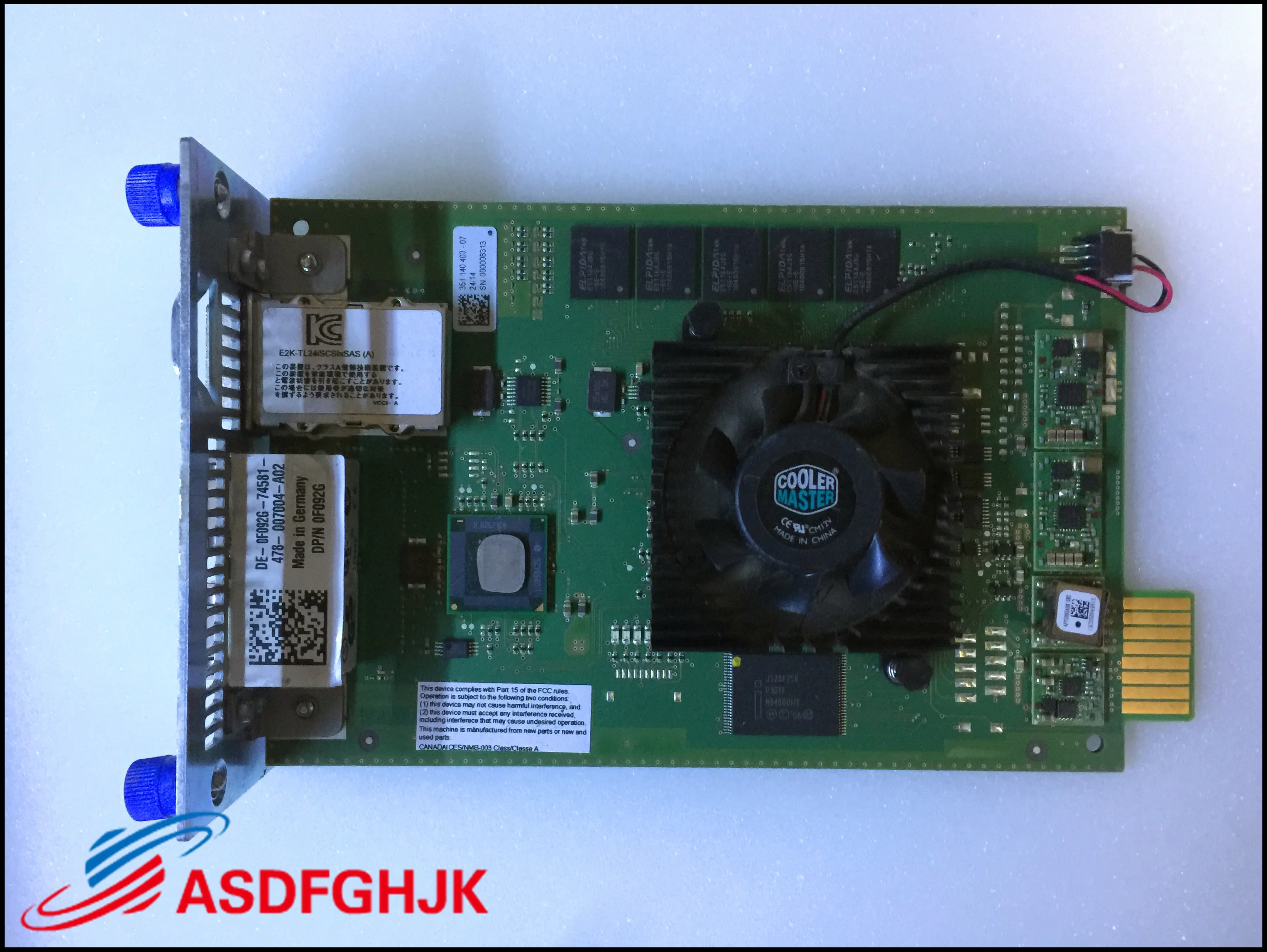 Original 0F092G F092G FOR DELL TL2000 TL4000 ISCSI-SAS BRIDGE CONTROLLER CARD MODULE Test OK
Original 0F092G F092G FOR DELL TL2000 TL4000 ISCSI-SAS BRIDGE CONTROLLER CARD MODULE Test OK