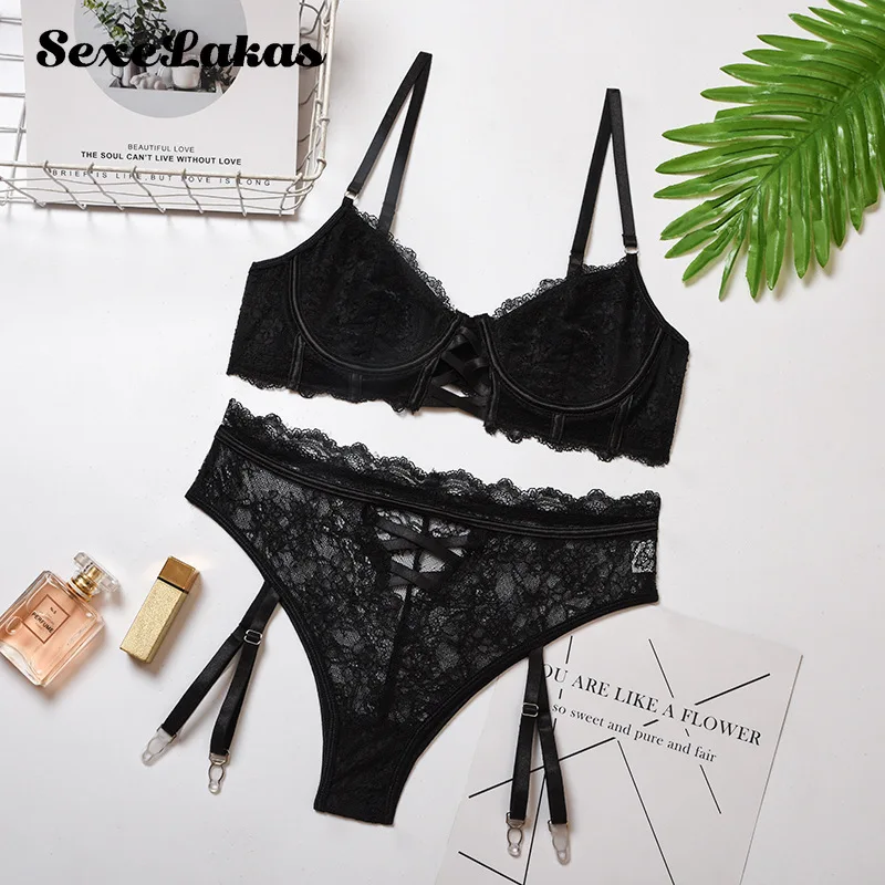 Women Lingerie Set Sexy Bra and Panty Nightwear See Through Lace Underwear Black Robe Sets Babydoll Exotic Babydoll 2pc Langerie
Women Lingerie Set Sexy Bra and Panty Nightwear See Through Lace Underwear Black Robe Sets Babydoll Exotic Babydoll 2pc Langerie