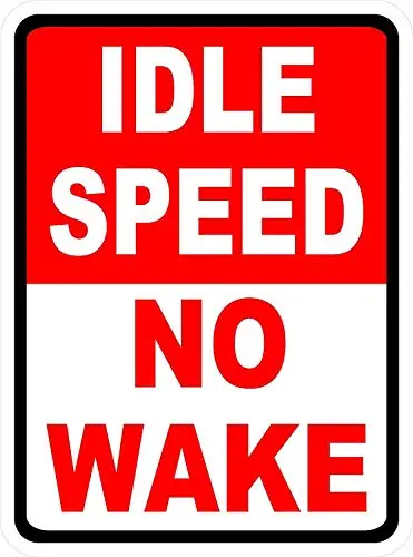 Aluminum Metal Sign tin Signs 8X12 Idle Speed No Wake Slow Boaters in No Wake Zone,Garage Man Cave Sign Decor Home Road Sign Vin
Aluminum Metal Sign tin Signs 8X12 Idle Speed No Wake Slow Boaters in No Wake Zone,Garage Man Cave Sign Decor Home Road Sign Vin