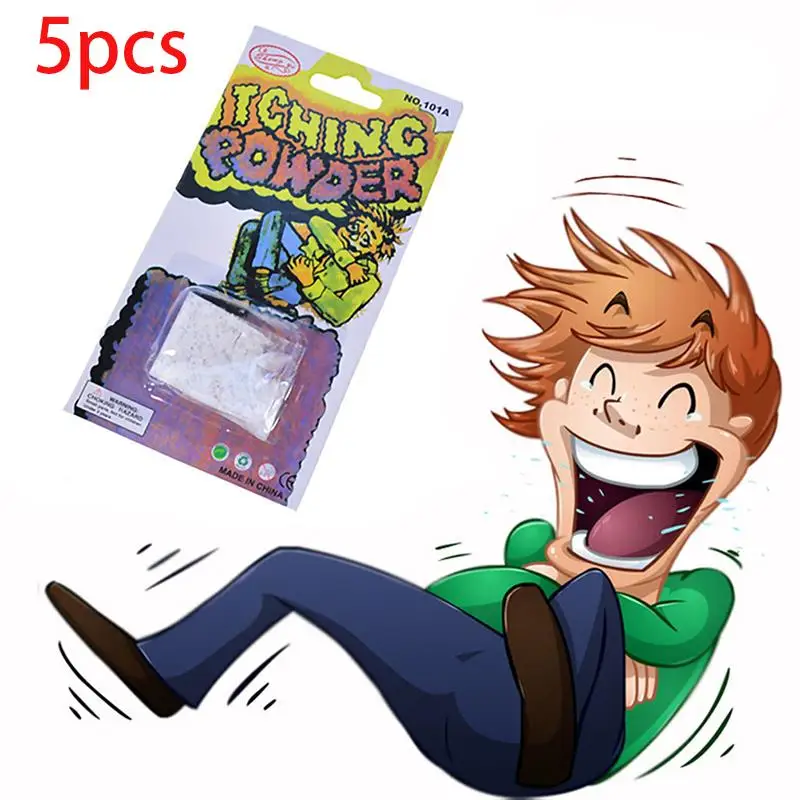 

5/3/1pcs Novelty Itching Powder Funny Gags Prank Joke Trick Toys Party Props itching powder Kids Adult Funny Game Gag Jokes Toys