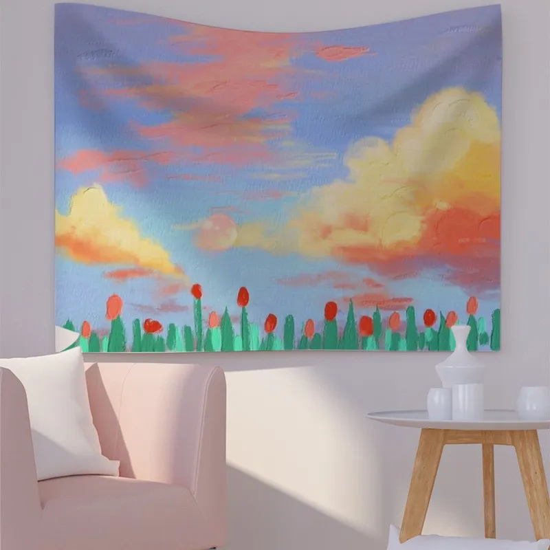Wall decoration INS landscape hanging cloth bedroom balcony tapestries simple machine-washable beach towel picnic cloth
Wall decoration INS landscape hanging cloth bedroom balcony tapestries simple machine-washable beach towel picnic cloth