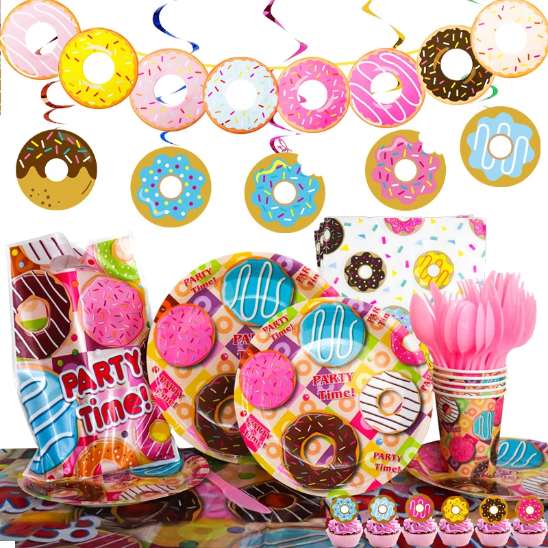 Donut Happy Birthday Holiday Party Disposable Tableware Supplies Baby Show Paper Plate Cup Paper Towel BAG
Donut Happy Birthday Holiday Party Disposable Tableware Supplies Baby Show Paper Plate Cup Paper Towel BAG