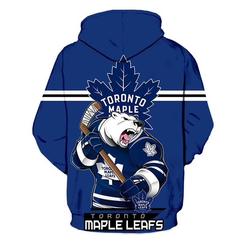 2021 Toronto 3D printed hoodie men's blue and white maple leaf bear print pullover cool outdoor pullover
2021 Toronto 3D printed hoodie men's blue and white maple leaf bear print pullover cool outdoor pullover