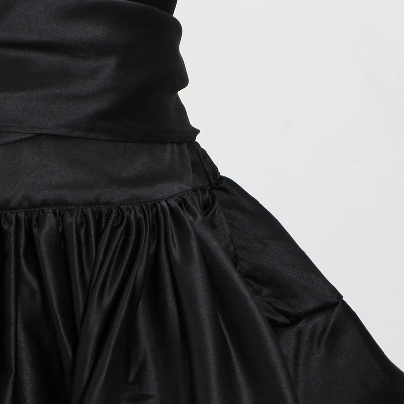 XIZIHUPAN Casual Black Skirt For Women High Waist Patchwork Bowknot Irregular Ruched Midi Skirts Females Summer Fashion 2021 New
XIZIHUPAN Casual Black Skirt For Women High Waist Patchwork Bowknot Irregular Ruched Midi Skirts Females Summer Fashion 2021 New