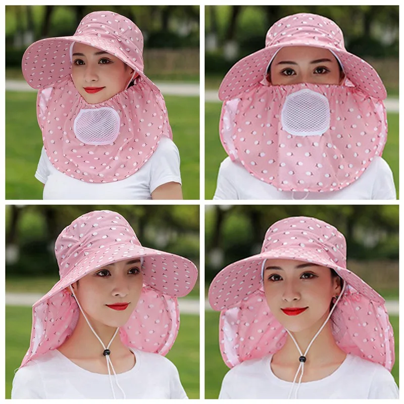 Large Brim Sun Hat Cherry Pattern Face Neck Sun Protection Breathable Tea Picking Sun Cap
Large Brim Sun Hat Cherry Pattern Face Neck Sun Protection Breathable Tea Picking Sun Cap