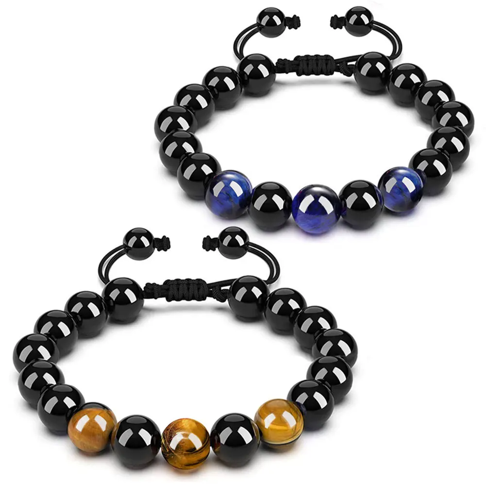 Classic Blue Tiger Eye Natural Stone Bracelets Adjustable Size Braided Onyx Beaded Bracelets Men Women Couple Jewelry Gifts 2021
Classic Blue Tiger Eye Natural Stone Bracelets Adjustable Size Braided Onyx Beaded Bracelets Men Women Couple Jewelry Gifts 2021