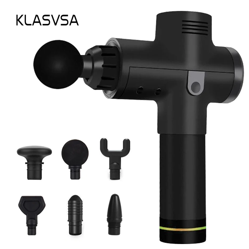 KLASVSA Massage Gun Fascia Gun Sport Therapy Muscle Relaxation Body Massager Pain Relief Slimming Massage 4 Heads With Bag
KLASVSA Massage Gun Fascia Gun Sport Therapy Muscle Relaxation Body Massager Pain Relief Slimming Massage 4 Heads With Bag