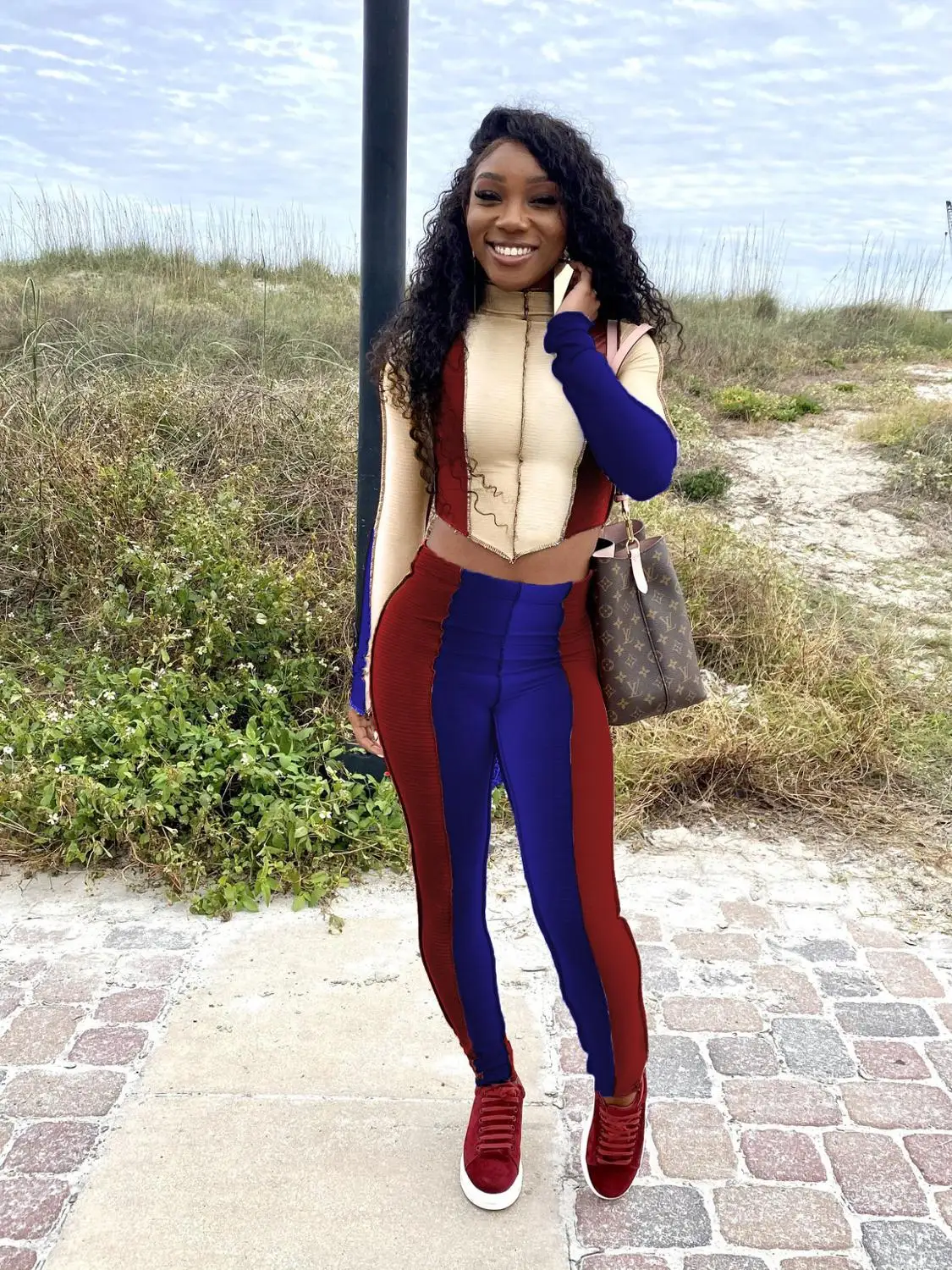 Active Color Block Patchwork Tracksuit Women Jogging Femme Casual Turtleneck Irregular Crop Top + Pants Club Party Two Piece Set
Active Color Block Patchwork Tracksuit Women Jogging Femme Casual Turtleneck Irregular Crop Top + Pants Club Party Two Piece Set