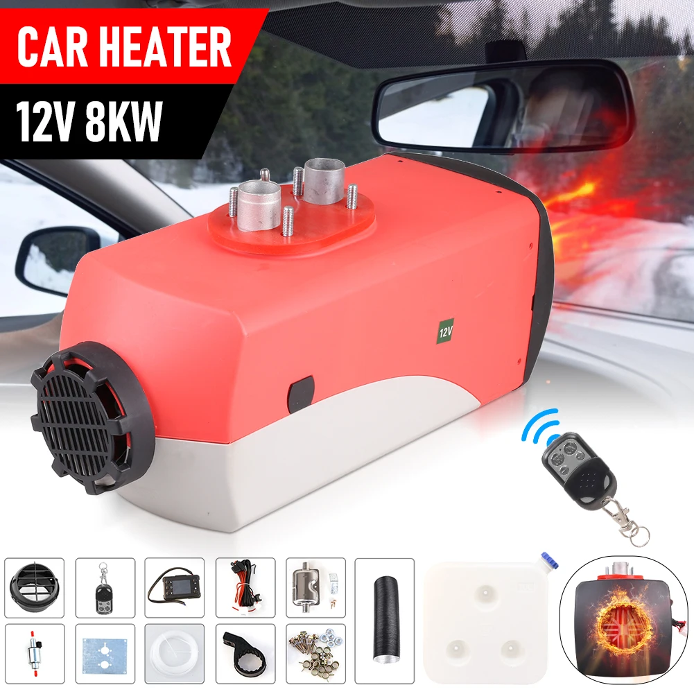 Car Heater 8000W 12V Air Diesels Heater Parking Heater Low Noise LCD Remote Control For RV Motorhome Trailer Trucks Boats
Car Heater 8000W 12V Air Diesels Heater Parking Heater Low Noise LCD Remote Control For RV Motorhome Trailer Trucks Boats