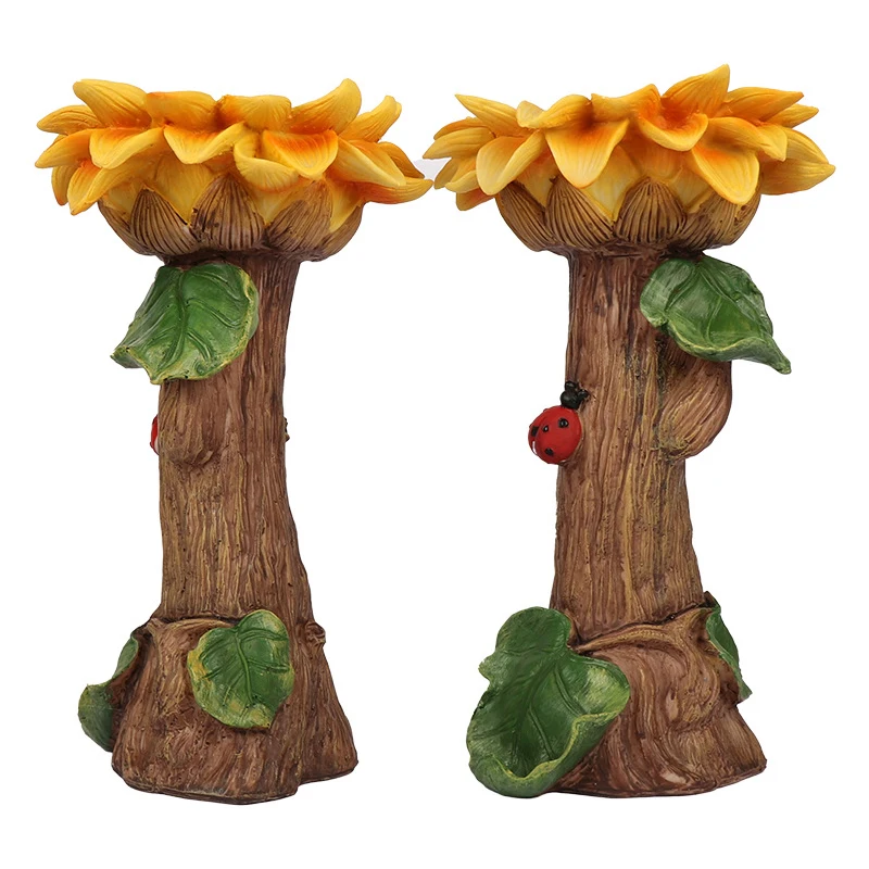 Character Resins Kawaii Resin Flatback Garden Decoration Accessories Resin Lovely Sunflower Flower and Bird Bath Garden Decor
Character Resins Kawaii Resin Flatback Garden Decoration Accessories Resin Lovely Sunflower Flower and Bird Bath Garden Decor