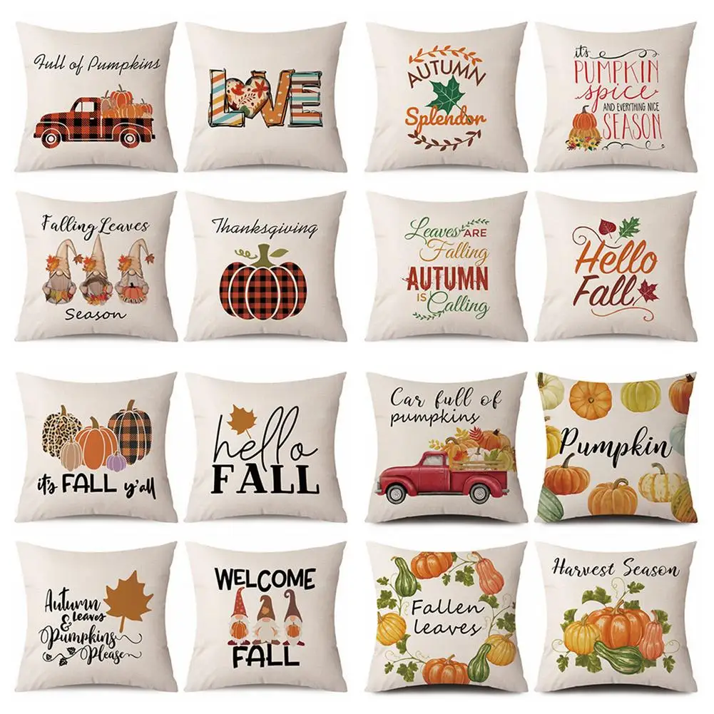 4Pcs/set Halloween Pillowcase Pumpkin Pillow Cover Autumn Pillow Case For Halloween Decoration Thanksgiving Decorations For Home
4Pcs/set Halloween Pillowcase Pumpkin Pillow Cover Autumn Pillow Case For Halloween Decoration Thanksgiving Decorations For Home
