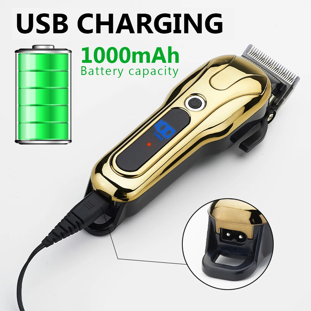 Electric Hair Clipper Rechargeable Hair Trimmer Shaver Beard trimmer Professional Men Hair Cutting Machine Barber Beard razor 
Electric Hair Clipper Rechargeable Hair Trimmer Shaver Beard trimmer Professional Men Hair Cutting Machine Barber Beard razor