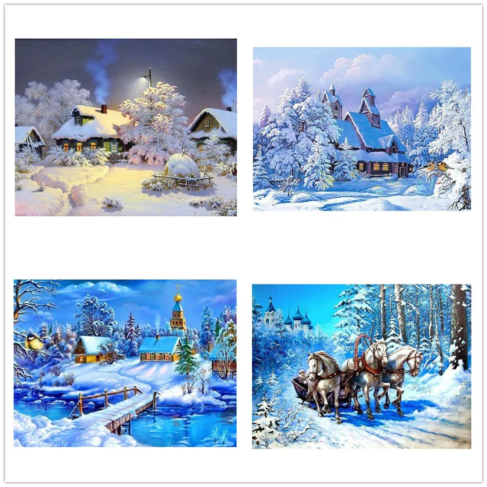 5D алмазная живопись «сделай сам», квадратная круглая вышивка крестиком в виде снега, вышивка, Алмазная мозаика, рождественский подарок
5D алмазная живопись «сделай сам», квадратная круглая вышивка крестиком в виде снега, вышивка, Алмазная мозаика, рождественский подарок