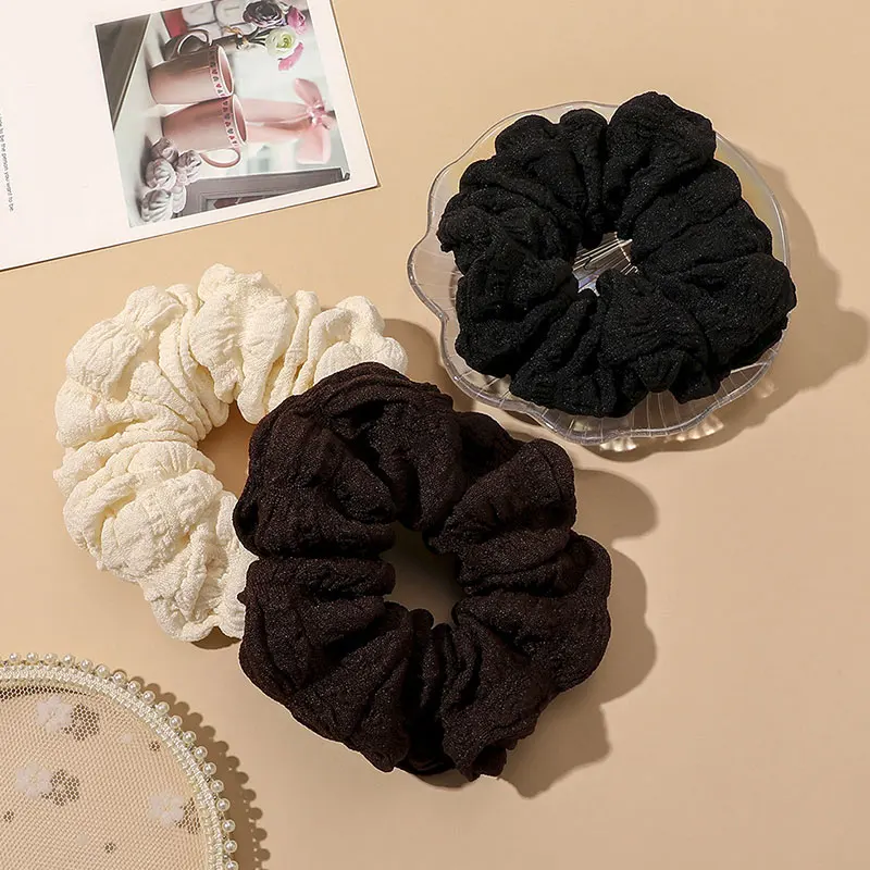 Solid Color Hairpin Frosted Hair Accessory Banana Hair Claw Cream Pleated Bubble Cloth Large Intestine Hair Tie Fabric Hair Ring
Solid Color Hairpin Frosted Hair Accessory Banana Hair Claw Cream Pleated Bubble Cloth Large Intestine Hair Tie Fabric Hair Ring