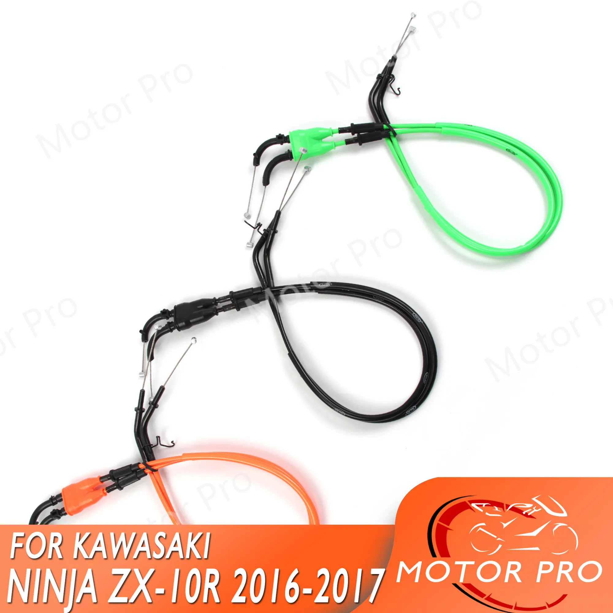 Throttle Cable For Kawasaki Ninja ZX10R 2016 2017 Stainless Wire Line Rubber Motorcycle Replacement Accessories ZX-10R 16 17
Throttle Cable For Kawasaki Ninja ZX10R 2016 2017 Stainless Wire Line Rubber Motorcycle Replacement Accessories ZX-10R 16 17