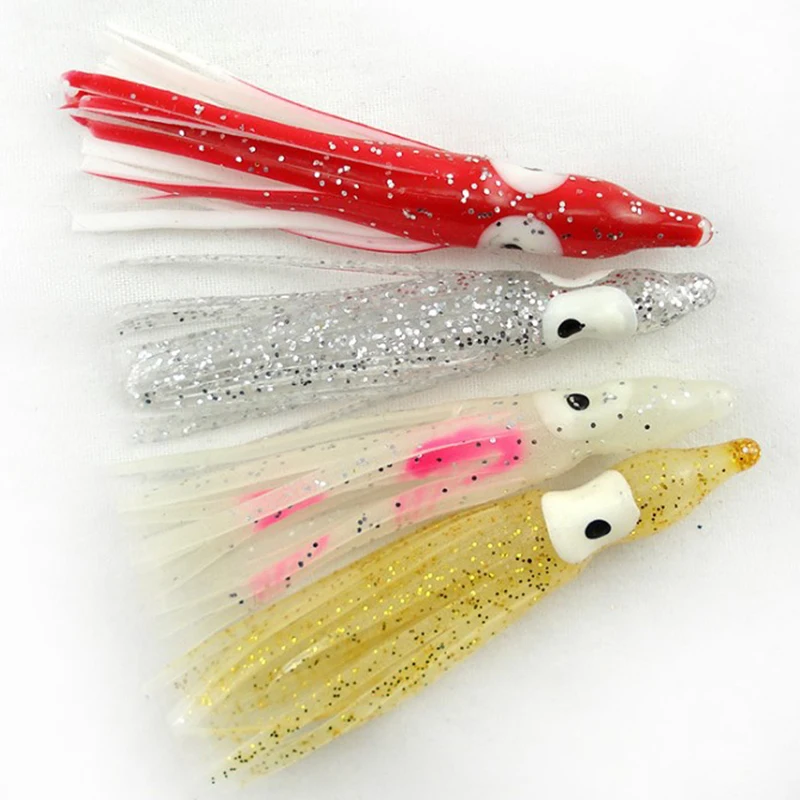 50pcs/100pcs Fishing Lures Soft Simulation Fishing Lures Night Lights Colored Bait Octopus Squid Fishing Tools
50pcs/100pcs Fishing Lures Soft Simulation Fishing Lures Night Lights Colored Bait Octopus Squid Fishing Tools