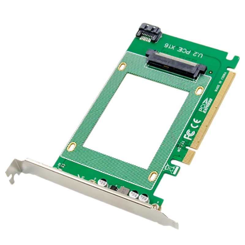 PCI-E X16 U.2 SFF8639 2.5 Inch NVMe SSD Adapter Card PCIe to U.2 Expansion Card for Notebook PC
PCI-E X16 U.2 SFF8639 2.5 Inch NVMe SSD Adapter Card PCIe to U.2 Expansion Card for Notebook PC