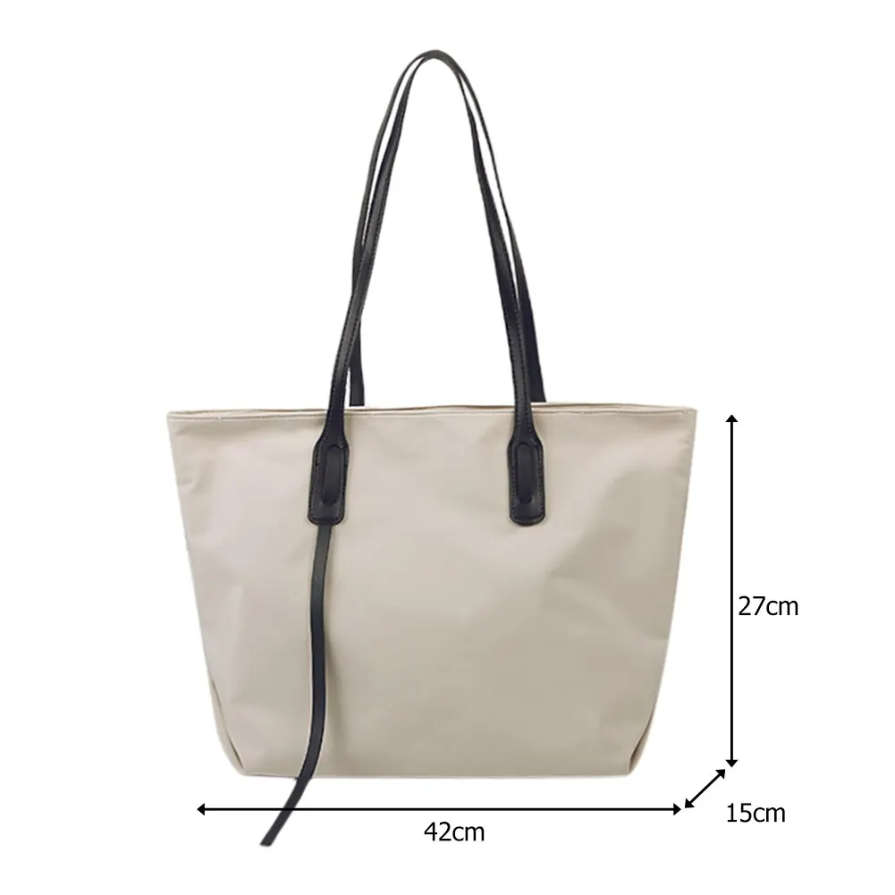 Large Solid Color Casual Handbags Women Bags 2020 New Designer Nylon Shoulder Bag Ladies Large Capacity Tote Bag Sac A Main
Large Solid Color Casual Handbags Women Bags 2020 New Designer Nylon Shoulder Bag Ladies Large Capacity Tote Bag Sac A Main
