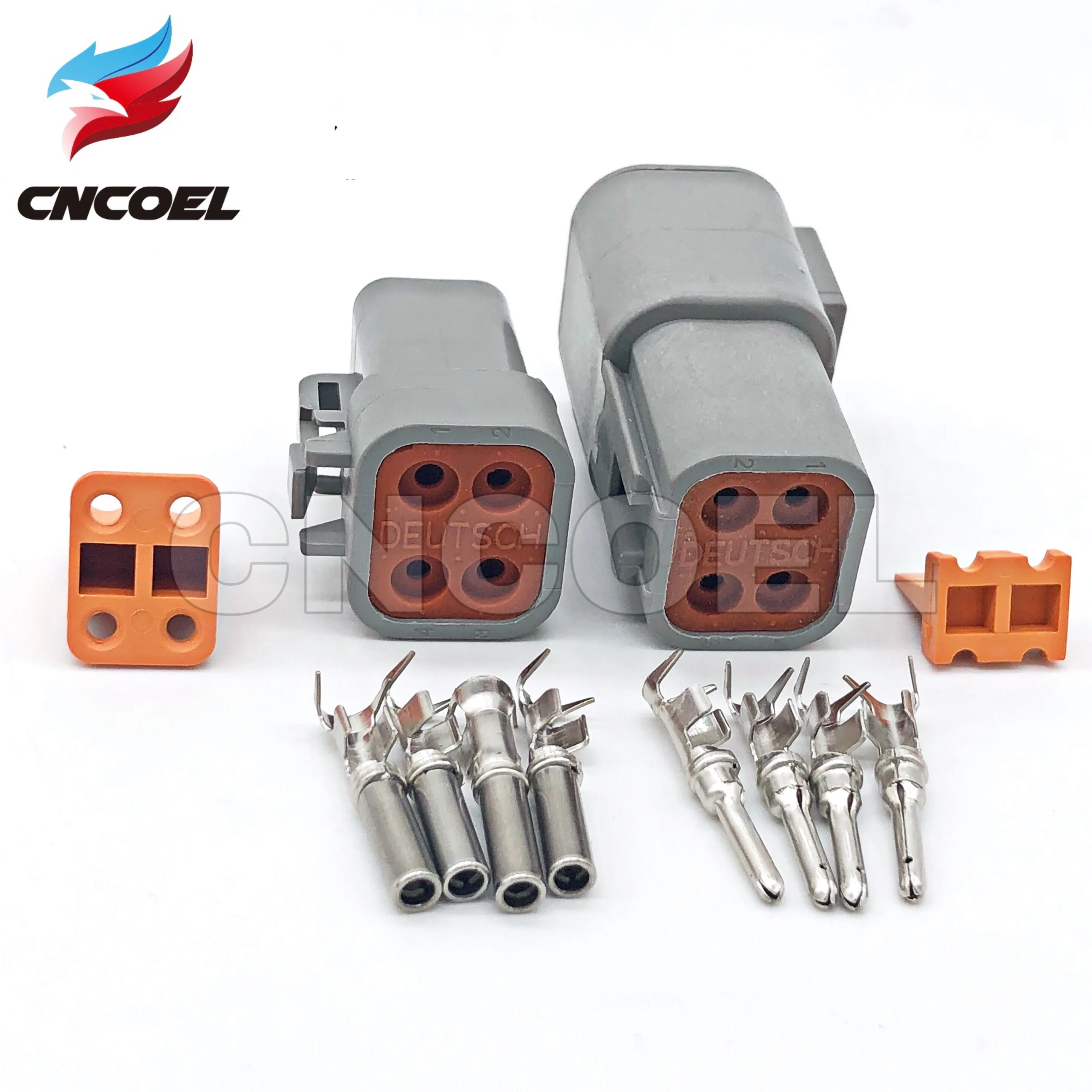 Deutsch DTP 4 Pin Gray Male Female Waterproof Electrical Auto Connectors Plug DTP06-4S DTP04-4P
Deutsch DTP 4 Pin Gray Male Female Waterproof Electrical Auto Connectors Plug DTP06-4S DTP04-4P