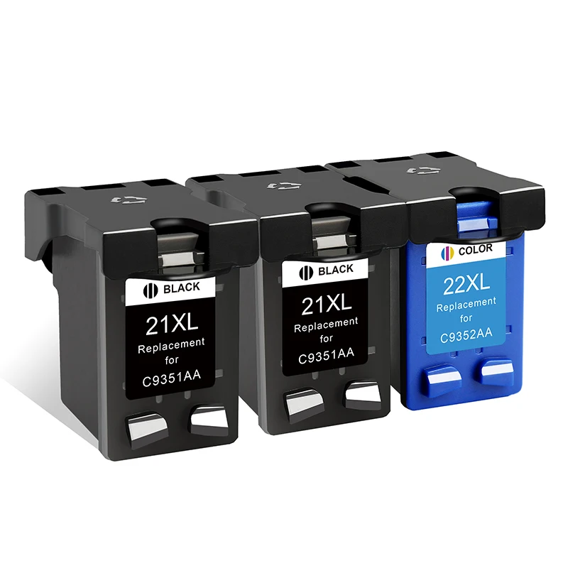 

ALIZEO Compatible Ink Cartridge For HP 21 22 21XL 22XL For Printer Deskjet F2214 F2235 F2238 F2240 F2250 F2275 F2280 Printers