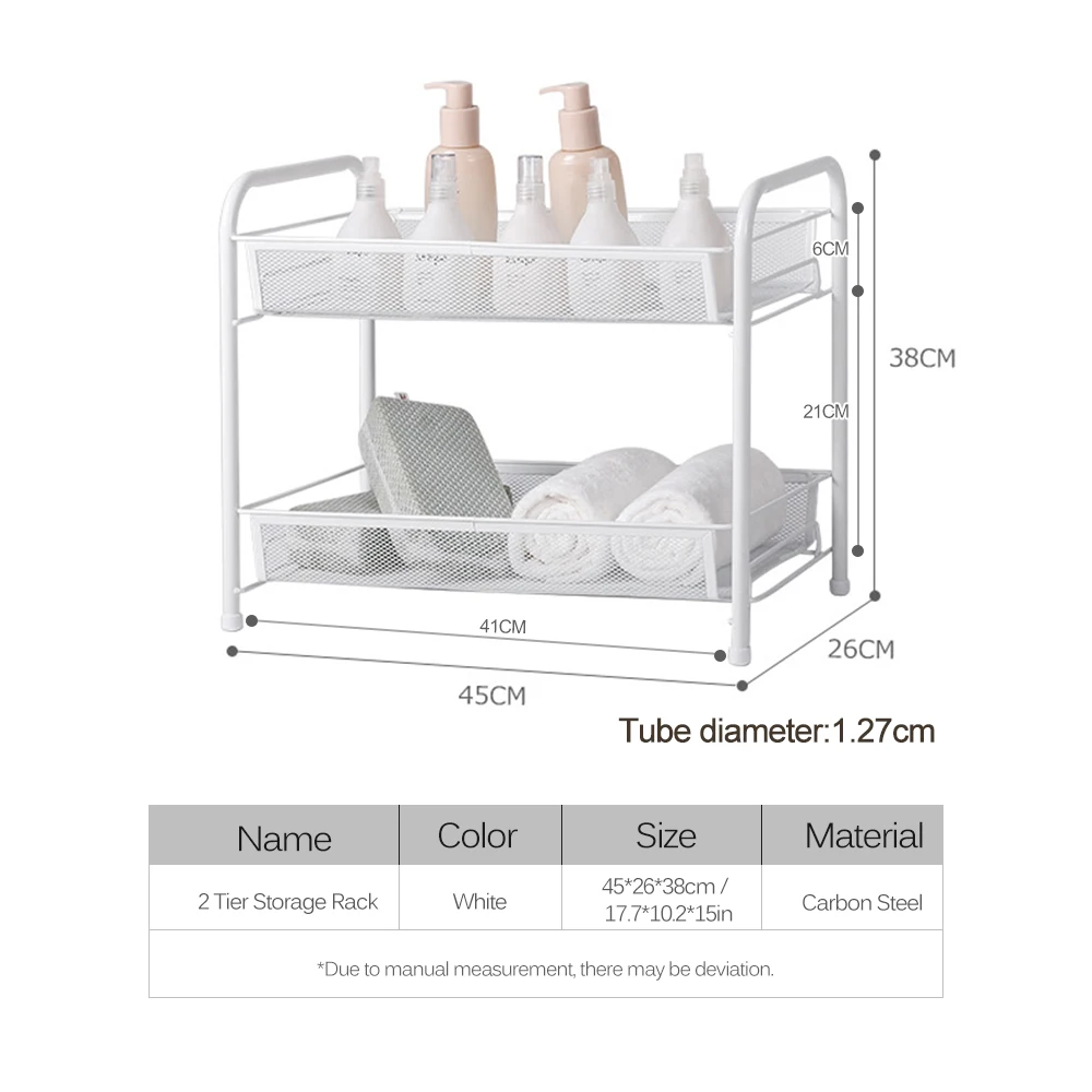 Bathroom Storage Rack 2 Tier Storage Organizer Shelf for Bathroom Kitchen Bedroom Hand Towels Body Lotion Makeup Storage
Bathroom Storage Rack 2 Tier Storage Organizer Shelf for Bathroom Kitchen Bedroom Hand Towels Body Lotion Makeup Storage