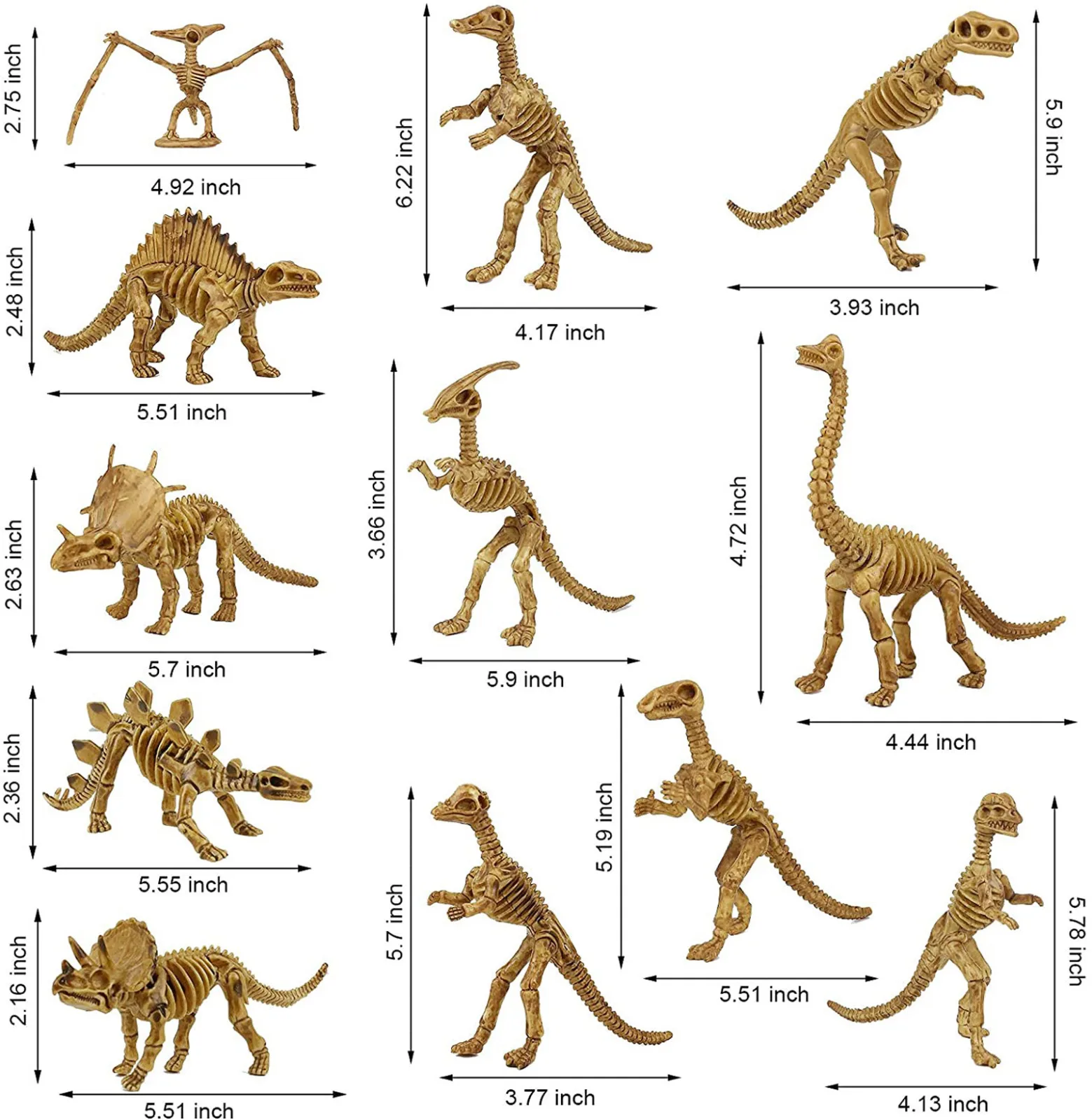 12pcs Simulation Dinosaur Skeleton Fossils Puzzle Cognitive Toys Children Christmas Gifts Kids Archeology Digging Assembly Toys
12pcs Simulation Dinosaur Skeleton Fossils Puzzle Cognitive Toys Children Christmas Gifts Kids Archeology Digging Assembly Toys