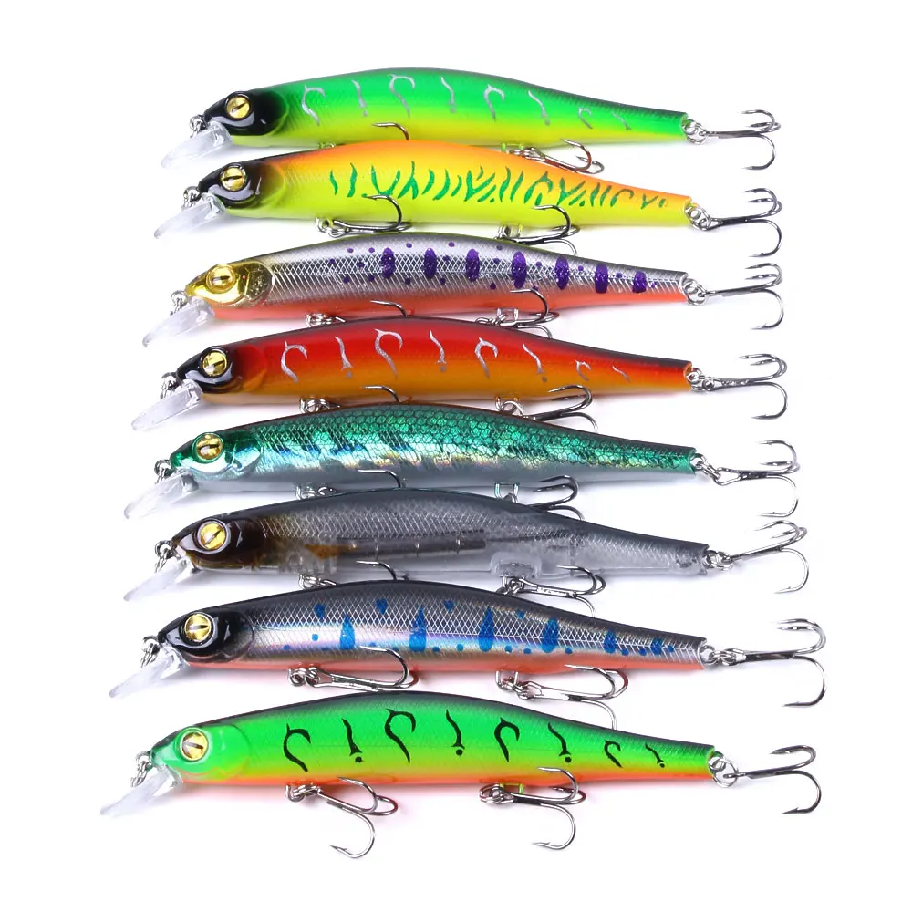 8pcs Fishing Lures Minnow 125mm 17g Topwater Artificial Bait 3D Eyes Plastic Wobblers Tackle Pesca Far-casting Magnet System
8pcs Fishing Lures Minnow 125mm 17g Topwater Artificial Bait 3D Eyes Plastic Wobblers Tackle Pesca Far-casting Magnet System