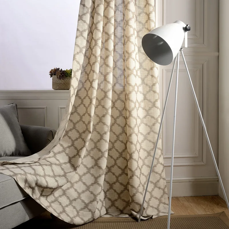 Modern Curtains for Living Dining Room Bedroom Simple European Style Printing Tulles Curtain Green Brown Product Customization
Modern Curtains for Living Dining Room Bedroom Simple European Style Printing Tulles Curtain Green Brown Product Customization