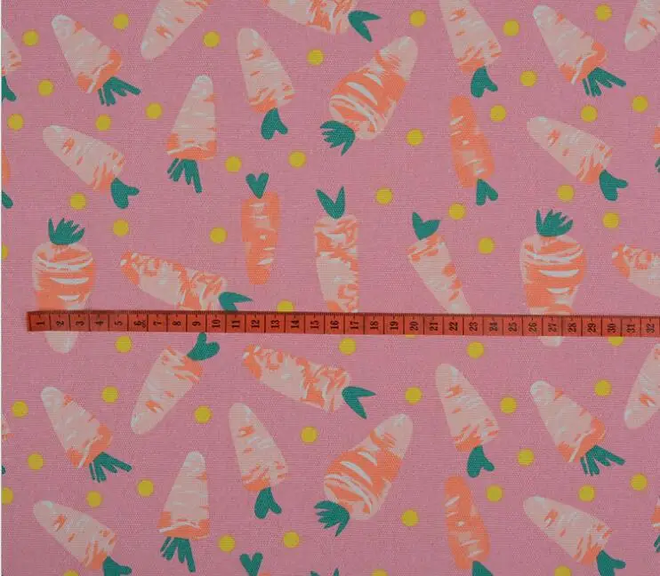 1 Yard Carrots Printed Canvas Fabric Cotton Cloth For DIY Textile For Handwork Bags Cushion Covers
1 Yard Carrots Printed Canvas Fabric Cotton Cloth For DIY Textile For Handwork Bags Cushion Covers