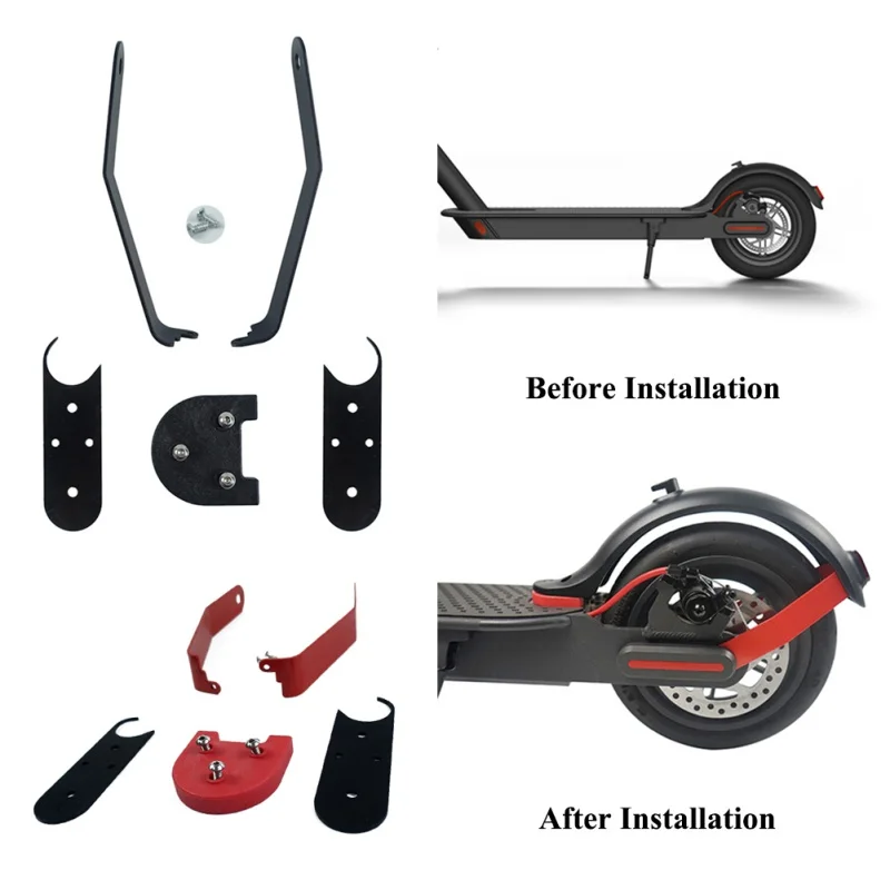 Rear Fender Wing Mudguard Support Protection Tire Bracket Set Scooter Mudguard Support For Xiaomi M365/Pro
Rear Fender Wing Mudguard Support Protection Tire Bracket Set Scooter Mudguard Support For Xiaomi M365/Pro