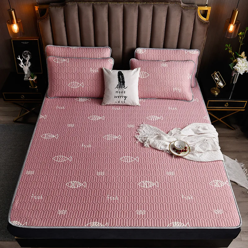 Thailand Natural Latex Mat Three-piece Tencel Tatami Mat Summer Washed Latex Ice Silk Mat Latex Blanket
Thailand Natural Latex Mat Three-piece Tencel Tatami Mat Summer Washed Latex Ice Silk Mat Latex Blanket