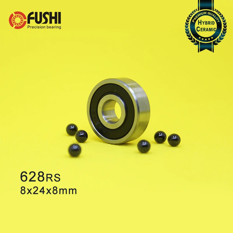 628 Hybrid Ceramic Bearing 8*24*8 mm ABEC-1 ( 1 PC) Industry Motor Spindle 628HC Hybrids Si3N4 Ball Bearings 3NC 628RS
628 Hybrid Ceramic Bearing 8*24*8 mm ABEC-1 ( 1 PC) Industry Motor Spindle 628HC Hybrids Si3N4 Ball Bearings 3NC 628RS