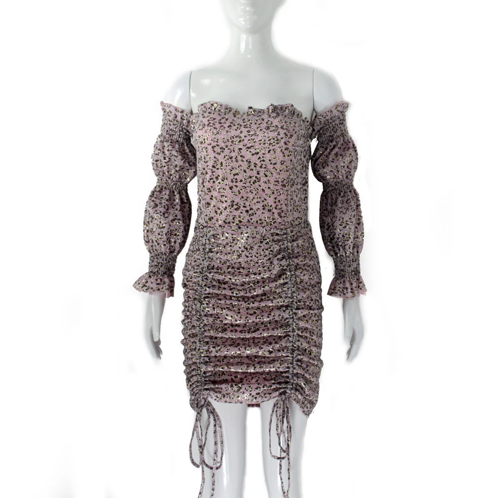 Women's Summer New Leopard Print Open Back Fashion Drawstring Pleated Women's Dress Women Sexy Dress Beach Tunics
Women's Summer New Leopard Print Open Back Fashion Drawstring Pleated Women's Dress Women Sexy Dress Beach Tunics