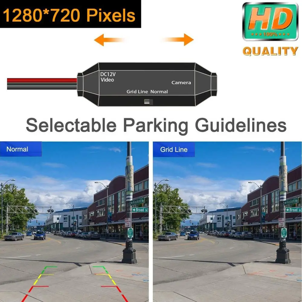 HD 1280x720p Reversing Camera Night Vision Rear View Backup Camera for BMW F10 5er GT BMW 520Li/525Li/528Li/530Li/540Li
HD 1280x720p Reversing Camera Night Vision Rear View Backup Camera for BMW F10 5er GT BMW 520Li/525Li/528Li/530Li/540Li