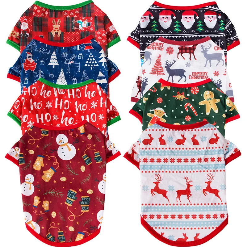 Cat Clothes Pet Christmas Dog Clothes for Small Dogs Cotton Dogs Cats Vest Shirt Puppy Dog Costume Chihuahua Yorkies Outfit
Cat Clothes Pet Christmas Dog Clothes for Small Dogs Cotton Dogs Cats Vest Shirt Puppy Dog Costume Chihuahua Yorkies Outfit