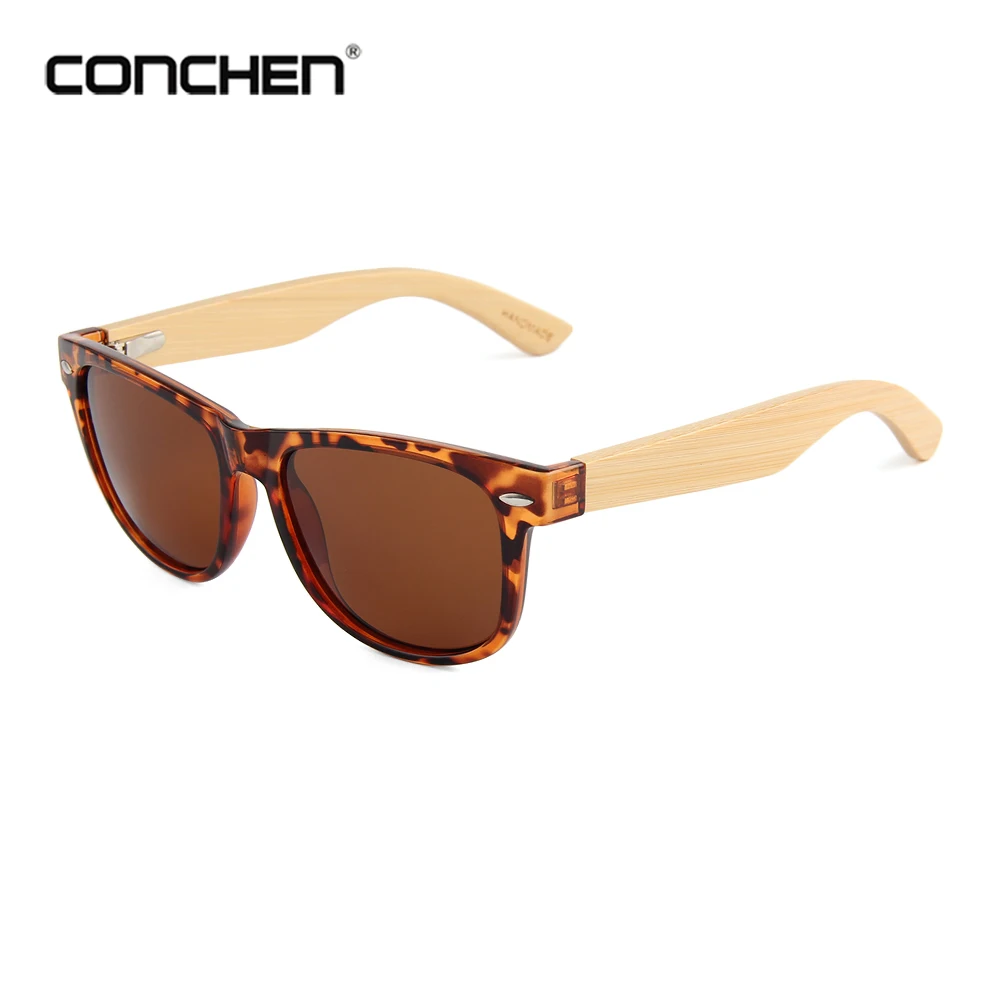 CONCHEN Original Wood Bamboo Luxury Men Sport Hot Rivet Polarized Sunglasses Rays Vintage Handmade Retro Shades Sun Glasses
CONCHEN Original Wood Bamboo Luxury Men Sport Hot Rivet Polarized Sunglasses Rays Vintage Handmade Retro Shades Sun Glasses