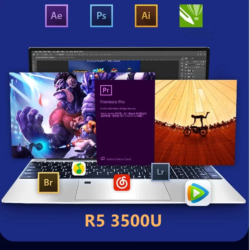 Игровой ноутбук Ryzen 5 15 дюймов 20/36 Гб ОЗУ DDR4 512 ГБ 1 ТБ 2 SSD для офиса и дома игровой
