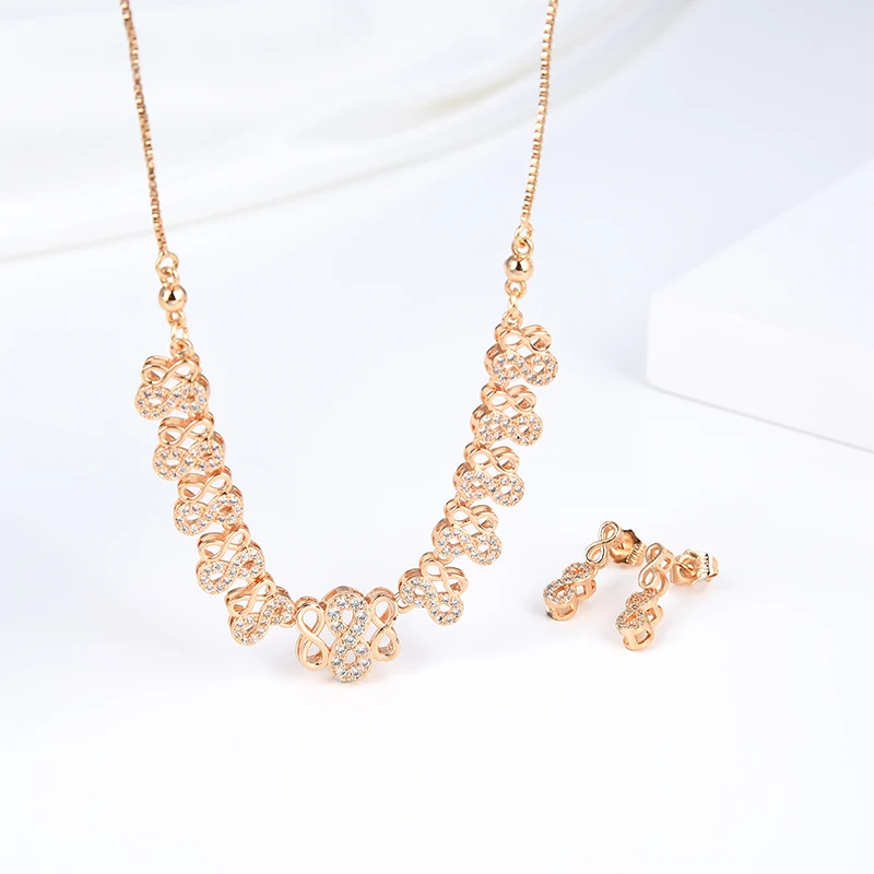 Женское ожерелье, серьги с подвеской, счастливый номер 8, встраиваемые бриллианты, 2 шт., комплект ювелирных изделий
Женское ожерелье, серьги с подвеской, счастливый номер 8, встраиваемые бриллианты, 2 шт., комплект ювелирных изделий