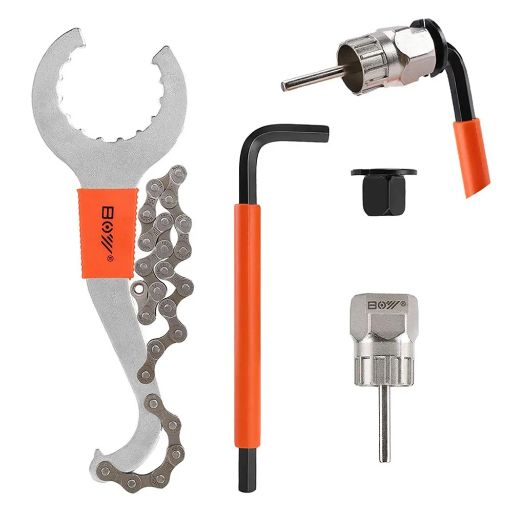 Multifunctional Bicycle Repair Tool Kits MTB Bike Chain Breaker Flywheel Remover Crank Puller Wrench Cycling Maintenance Tools
Multifunctional Bicycle Repair Tool Kits MTB Bike Chain Breaker Flywheel Remover Crank Puller Wrench Cycling Maintenance Tools