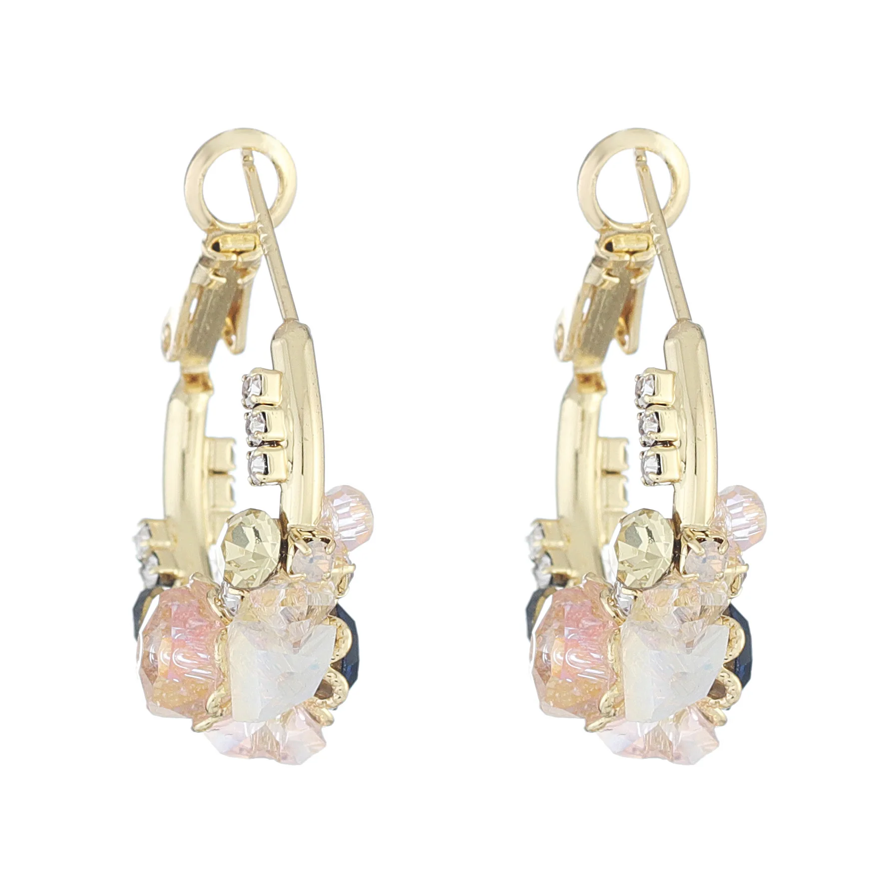 14k Real Gold Fashion Jewelry Colorful Crystal Round Exquisite Stud Earrings for Woman Holiday Party Elegant Earring
14k Real Gold Fashion Jewelry Colorful Crystal Round Exquisite Stud Earrings for Woman Holiday Party Elegant Earring