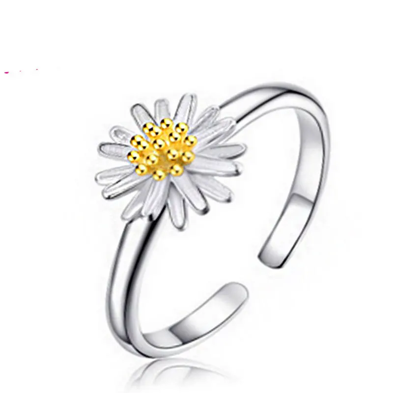 DIEERLAN Vintage 925 Sterling Silver Daisy Flower Rings For Women Men Engagement Rings Girls Party Gifts Anillos
DIEERLAN Vintage 925 Sterling Silver Daisy Flower Rings For Women Men Engagement Rings Girls Party Gifts Anillos