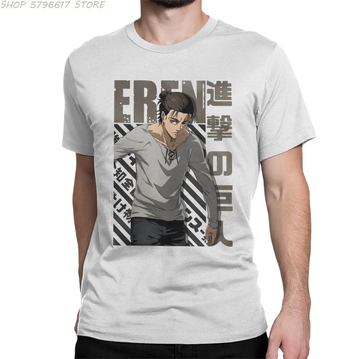 Shingeki No Kyojin Eren Yeager Jaeger Attack On Titan T Shirts for Men 100% Cotton T-Shirts O Neck Tees Clothing Birthday Gift
Shingeki No Kyojin Eren Yeager Jaeger Attack On Titan T Shirts for Men 100% Cotton T-Shirts O Neck Tees Clothing Birthday Gift