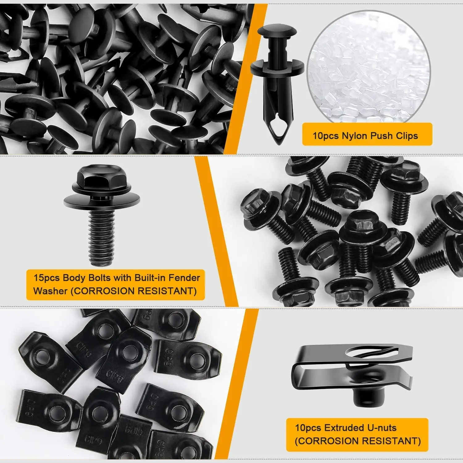 35pcs mixed car buckle is suitable for plastic rivet expansion screw buckle clip for door panel interior decoration board
35pcs mixed car buckle is suitable for plastic rivet expansion screw buckle clip for door panel interior decoration board