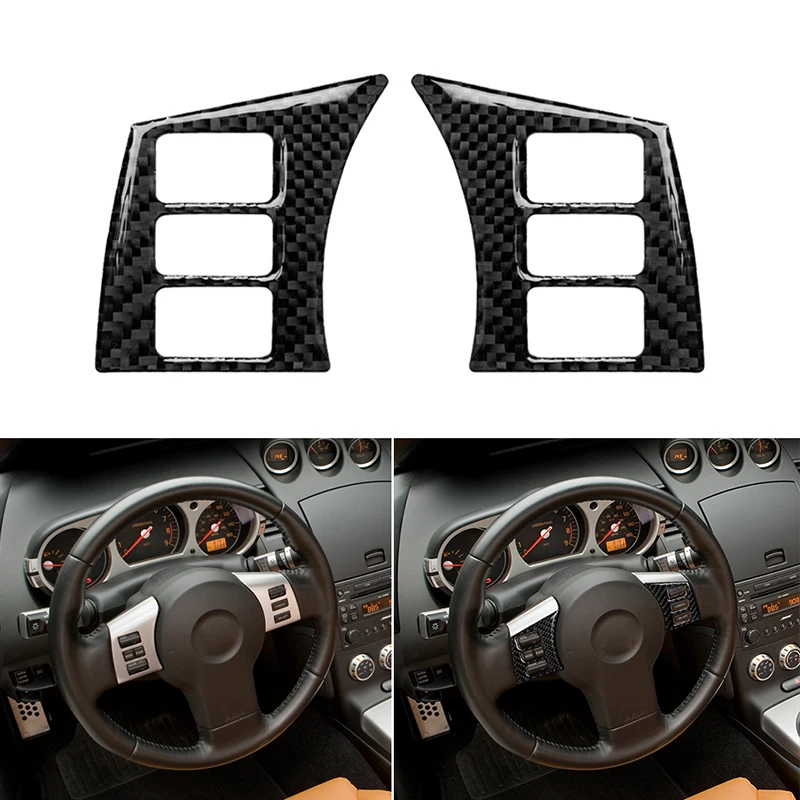 Parts Steering Wheel Trim Auto Inner Carbon fiber Cover UV-resistant For Nissan 350Z 2006-2009
Parts Steering Wheel Trim Auto Inner Carbon fiber Cover UV-resistant For Nissan 350Z 2006-2009
