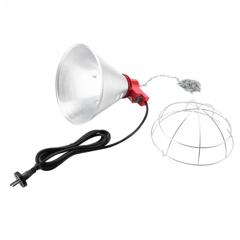 220V Infrared Red Heat Lampshade with Hi-Low Temperature Setting Light for Poultry Chicks Pig Reptile Warmer Lamp EU Plug
220V Infrared Red Heat Lampshade with Hi-Low Temperature Setting Light for Poultry Chicks Pig Reptile Warmer Lamp EU Plug