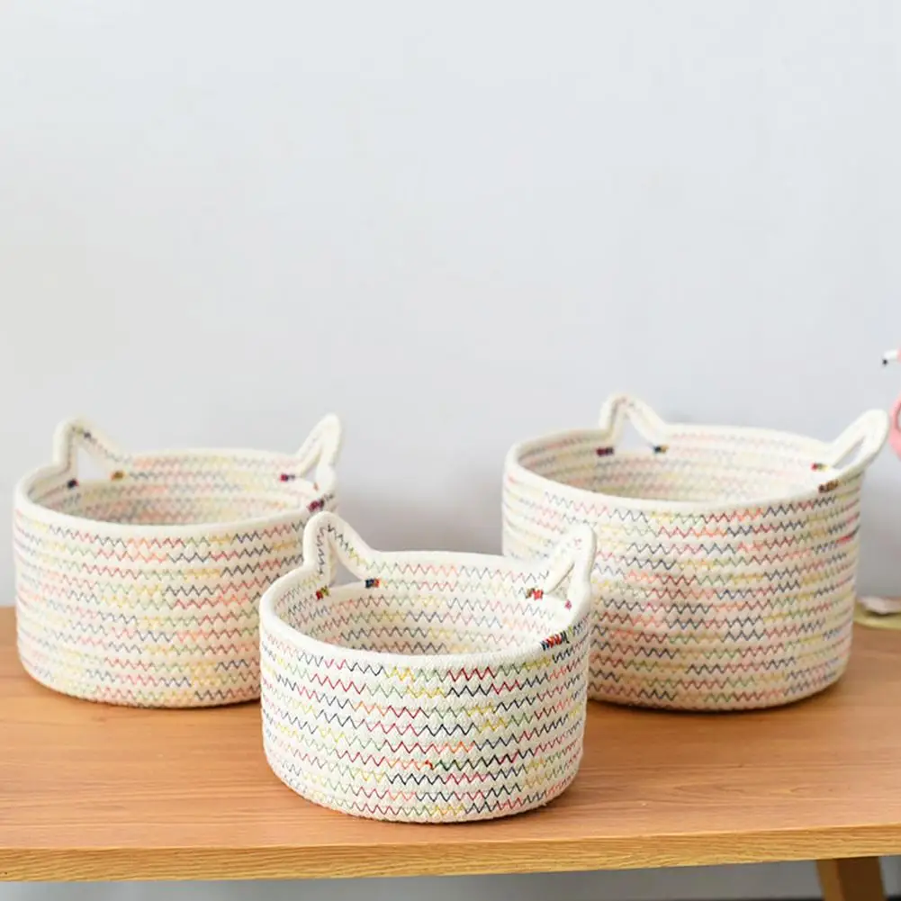 Storage Baskets Cartoon Storage Containers Hand-Woven Laundry Baskets Widely Used Useful Durable for Decorating Baby Nursery
Storage Baskets Cartoon Storage Containers Hand-Woven Laundry Baskets Widely Used Useful Durable for Decorating Baby Nursery